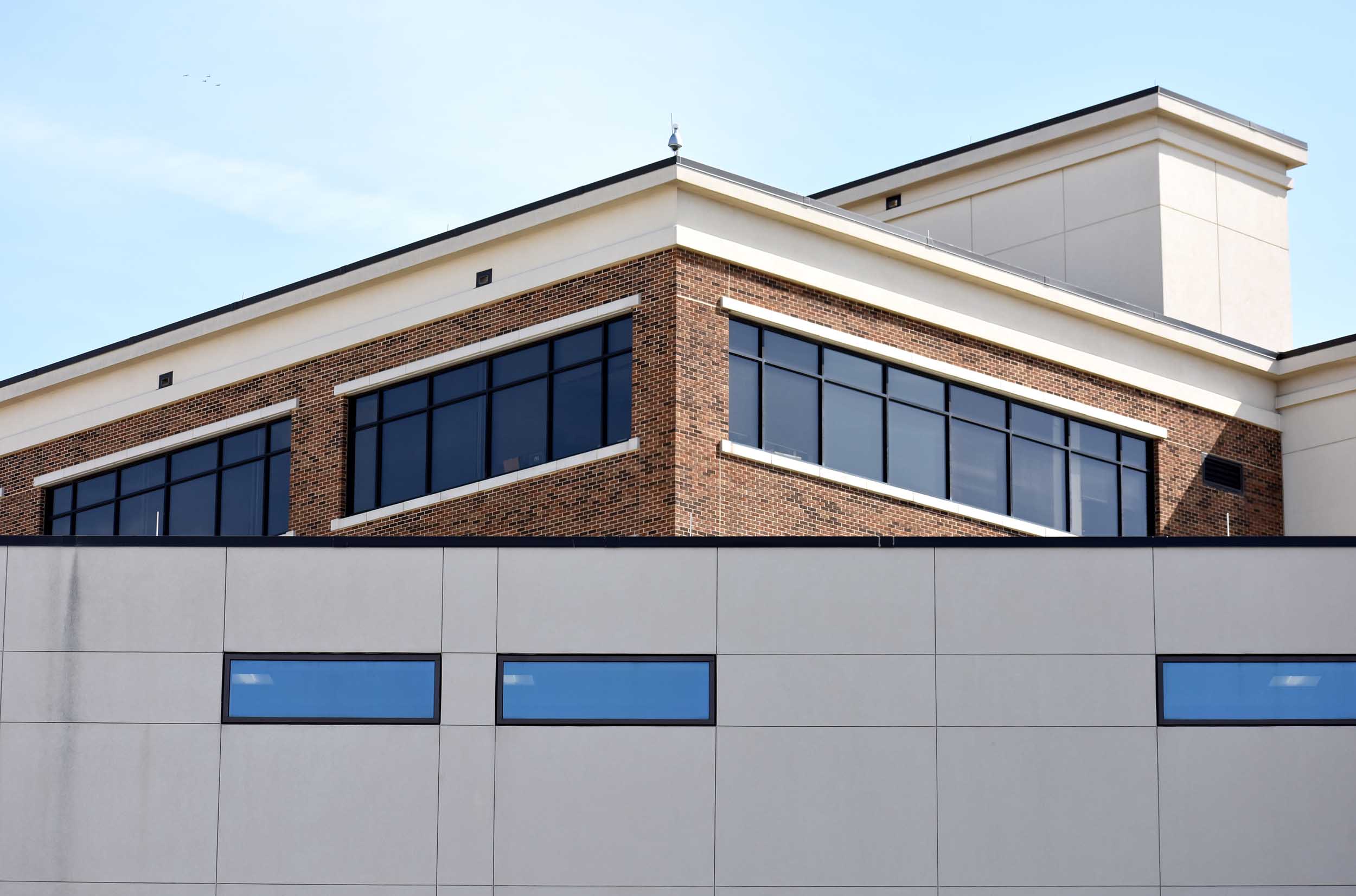 Outside perspective of an office building