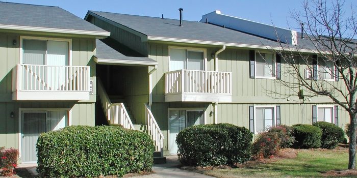 multi-family property renovated as part of asset repositioning strategy